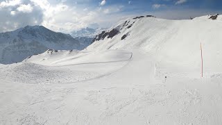 Piste Lac red La NormaValfrejus Ski [upl. by Boardman537]