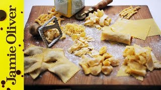 How To Make Pasta Shapes  Jamies Comfort Food  Gennaro Contaldo [upl. by Ytsirt]