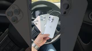 iPhone 16 Pro Unboxing White VS Natural VS Desert Titanium [upl. by Bashemeth]