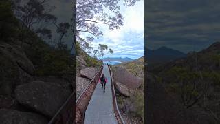 Off the bikes for the weekend to check out the Wineglass Bay Lookout on Tasmanias East Coast [upl. by Sandberg]