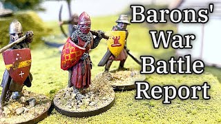 The Barons War  500pt Battle Report [upl. by Stambaugh948]