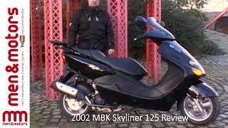 2002 MBK Skyliner 125 Review [upl. by Nosyarg]