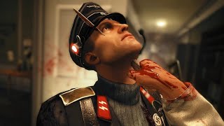 Wolfenstein The New Order Brutal Stealth Kills No HUD Immersive [upl. by Hildick]