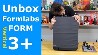 Formlabs Form 3 plus unboxing and first print vertical content [upl. by Ultan]