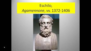 Eschilo AGAMENNONE vv 13721406 Il trionfo di Clitemnestra [upl. by Nahguav]