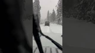 2021 Jeep wrangler eco diesel doing work driving to uncle toms cabinsnowwheeling donner pass [upl. by Stamata]