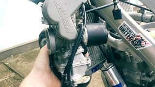 Keihin FCR 39 MX  installation on Dakar 250 NC250 [upl. by Bing245]