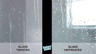 EnduroShield treated v untreated Glass  See the difference [upl. by Alaric]