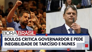 Boulos entra na Justiça contra Tarcísio após acusação sobre PCC Bora Brasil [upl. by Noll]