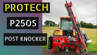 Protech Machinery P250S Post Driver with Rockspike amp Hydraulic Leg [upl. by Wystand168]