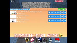 ZEZEPIE WHY AGAIN JUST GUYS REPORT HER NOW [upl. by Estel]