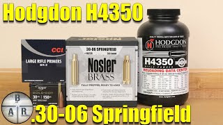 3006 Springfield  Hodgdon H4350 with the Speer 150 Gold Dot [upl. by Ahsimac582]