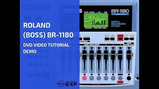 Roland Boss BR1180 DVD Video Tutorial Demo Review Help [upl. by Ladnyk]