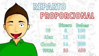 REPARTO PROPORCIONAL Super facil [upl. by Retluoc]