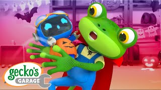 Haunted Halloween Garage｜Geckos Garage｜Funny Cartoon For Kids｜Learning Videos For Toddlers [upl. by Oneladgam404]