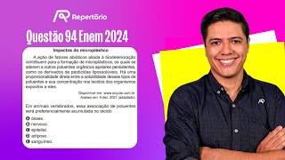 ENEM 2024 Questão 94 A ação de fatores abióticos aliada à biodeterioração [upl. by Jessy]