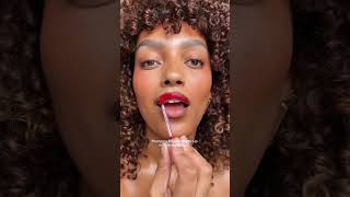 Achieve Bold Red Lips Kylie Cosmetics Pecan Liner  Craving Cherry Lipstick Tutorial [upl. by Dani64]