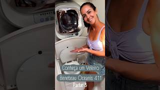 Tour em um VELEIRO BENETEAU OCEANIS 411  parte 3 sailing velejar beneteau viajandoomundo [upl. by Bartosch302]