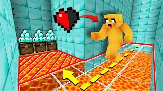 2 NOOBS SE TROLLEAN A MEDIO CORAZÓN EN TRAMPAS PARA GANAR  😆 MAPA MINECRAFT PARKOUR [upl. by Eilama]