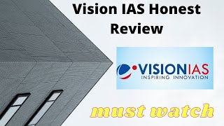 Vision IAS Online Classes Review  3 year course honest review  Is it worth purchasing the course [upl. by Repmek]