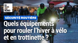 Sécurité routière lheure dhiver fragilise les cyclistes et les trottinettes [upl. by Massiw]