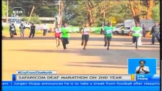 2013 deaflympics world championship Simon Cherono won the second Safaricom deaf 21km run in Eldoret [upl. by Gascony412]