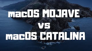 macOS MOJAVE vs macOS CATALINA  WHICH IS FASTER AND WAY BETTER InfoVlog [upl. by Ahsyekat539]