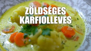 Zöldséges karfiolleves Borbás Marcsi konyhájából [upl. by Daniels]