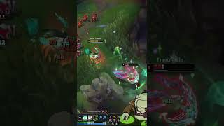 ANIME KENCH GOES CRAZY leaguetiktok leagueoflegends league noarmwhatley tahmkench shorts [upl. by Ydeh]