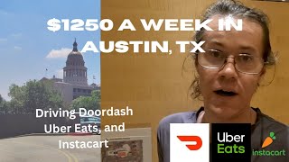 Delivery driver makes 1250 a week doing doordash 💎🛒 challenge 106 to go 😂 [upl. by Trescott]