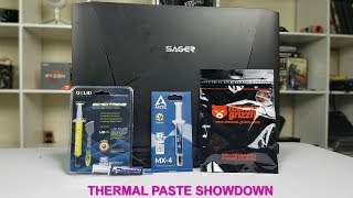 Does The Thermal Paste Matter In a Laptop  4 Paste Showdown [upl. by Hung]