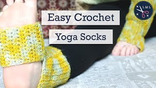 Crochet Yoga Socks [upl. by Noitsuj]