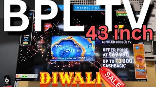 Best Diwali offer 2024  BPL tv 43 inch 4k ultra hd  32 inch  Screen mirroring  Cast [upl. by Gnehs402]