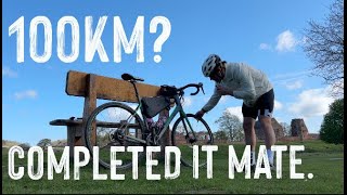 FIRST 100km Bike Ride As A BEGINNER [upl. by Sparkie]