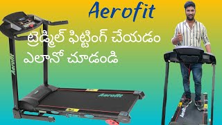 Aerofit Treadmill 💯kg using🏃‍♂️ Treadmill👌 How to Install 😍 [upl. by Sahc]