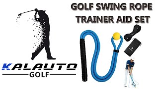 KALAUTO Golf Rope Swing Trainer Set [upl. by Coheman584]