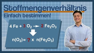 Stoffmengenverhältnis aus Reaktionsgleichung ablesen  Chemie Tutorial [upl. by Shirah]