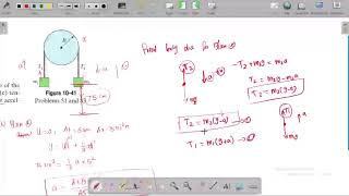 In Fig 1041 block 1 has mass m1  460 g block 2 has mass m2  500 g and the pulley which is [upl. by Ahsoek]