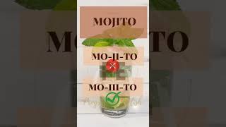 Pronunciation of word mojito [upl. by Cinamod]