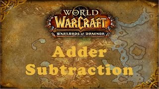 World of Warcraft Quest Adder Subtraction Horde [upl. by Leal197]