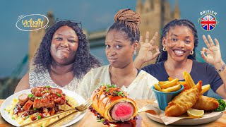 Can BLACK AFRICANS like BRITISH FOOD  Virtually Hungry [upl. by Lampert378]