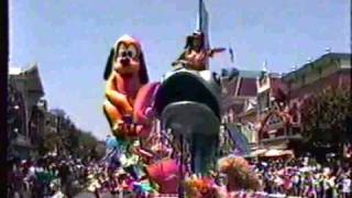 Disneyland Parade  35th Anniversary  August 1990 2 [upl. by Attennek]