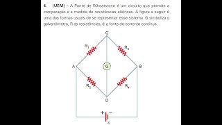 Ponte de Wheatstone  resolução exercício04 [upl. by Yraunaj]