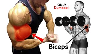 Biceps Workout At Home With Dumbbells [upl. by Elleirda757]