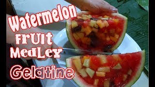 Watermelon Fruit Medley Gelatine [upl. by Eillil788]