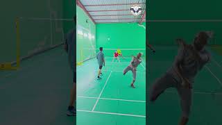 Badminton Back Hand Smash 🏸🏸🔥🔥🔥badminton backhandsmash shortsviral badmintonplayer reels fyp [upl. by Asilahs447]