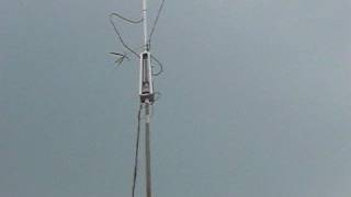 Crank Up Tilt Over Antenna Mast [upl. by Ahsian]