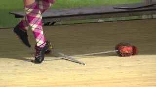 Marielle Lesperance world adult winner sword dance at Cowal 2014 [upl. by Norvell]