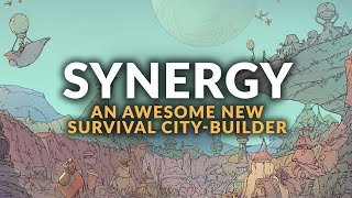 SYNERGY  NEW Survival City Builder  Gameplay Preview Strategy Game 2024 [upl. by Kooima120]