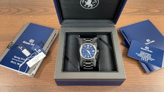 Grand Seiko SLGA007 quotLake Suwaquot Limited Edition of 2021 pieces Unboxing [upl. by Yniar220]